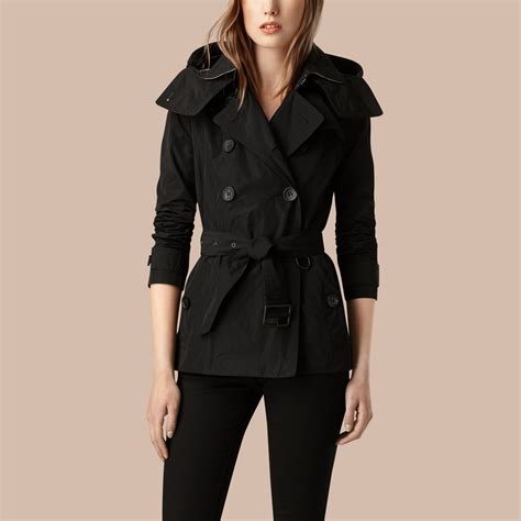 burberry kingdom print showerproof hooded coat|Burberry Kingdom Print Showerproof Hooded Coat In Black.